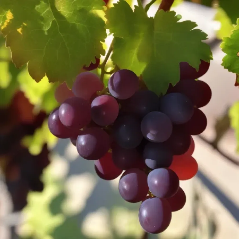 Vinná réva Černá perla – červená stolní odrůda hroznů – raná