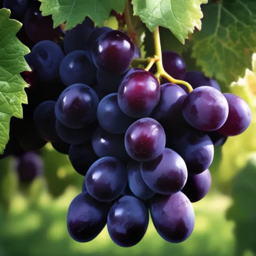 Vinná réva Black Magic – červená stolní odrůda hroznů – raně zrající