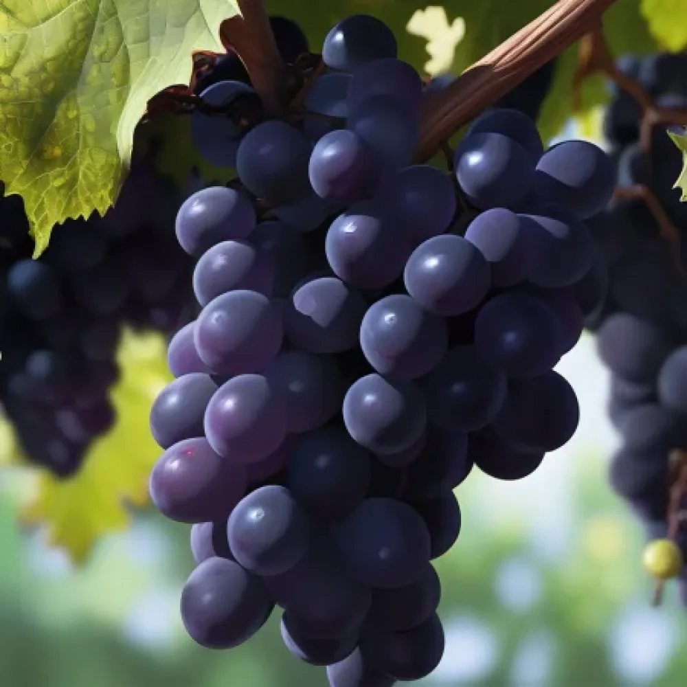 Vinná réva Alphonse Lavallée – červená stolní odrůda hroznů, pozdní