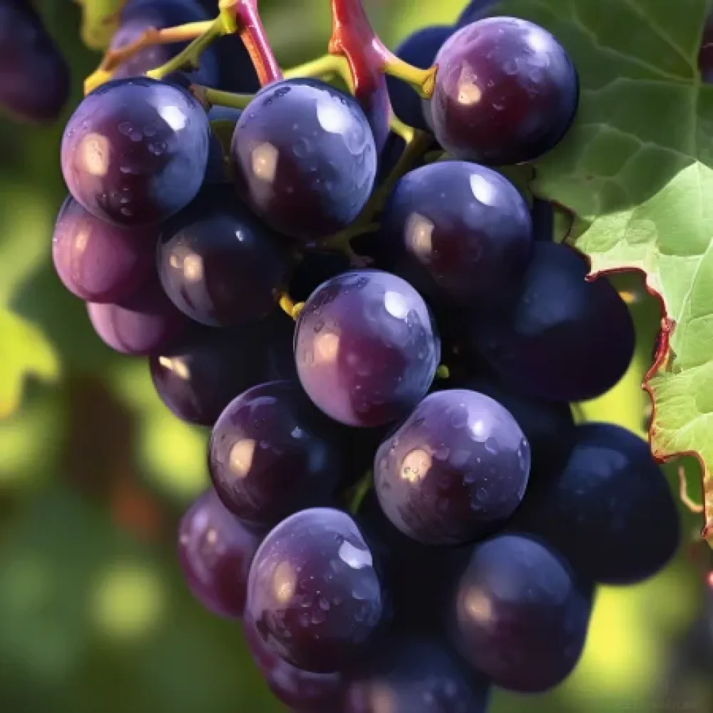 Vinná réva Black Magic – červená stolní odrůda hroznů – raně zrající