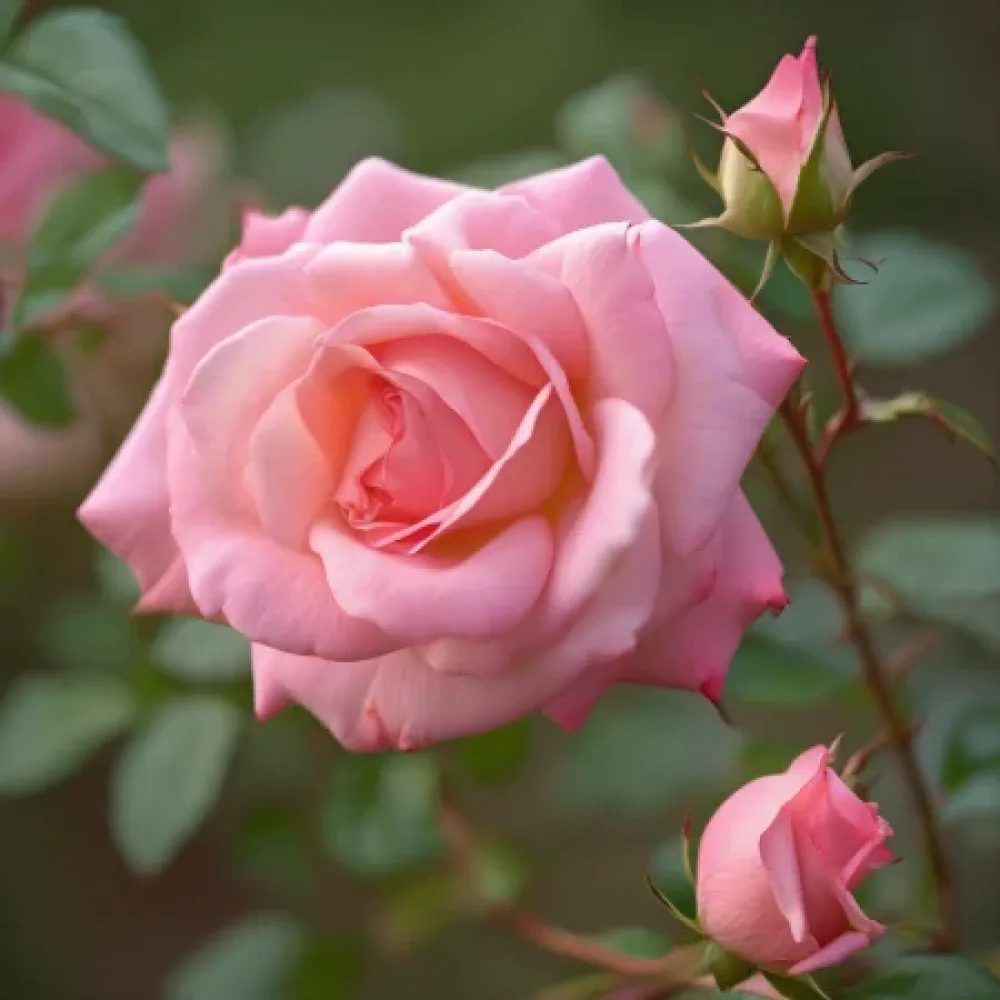 Růže Pink Snow Whirl Rose – prostokořenná