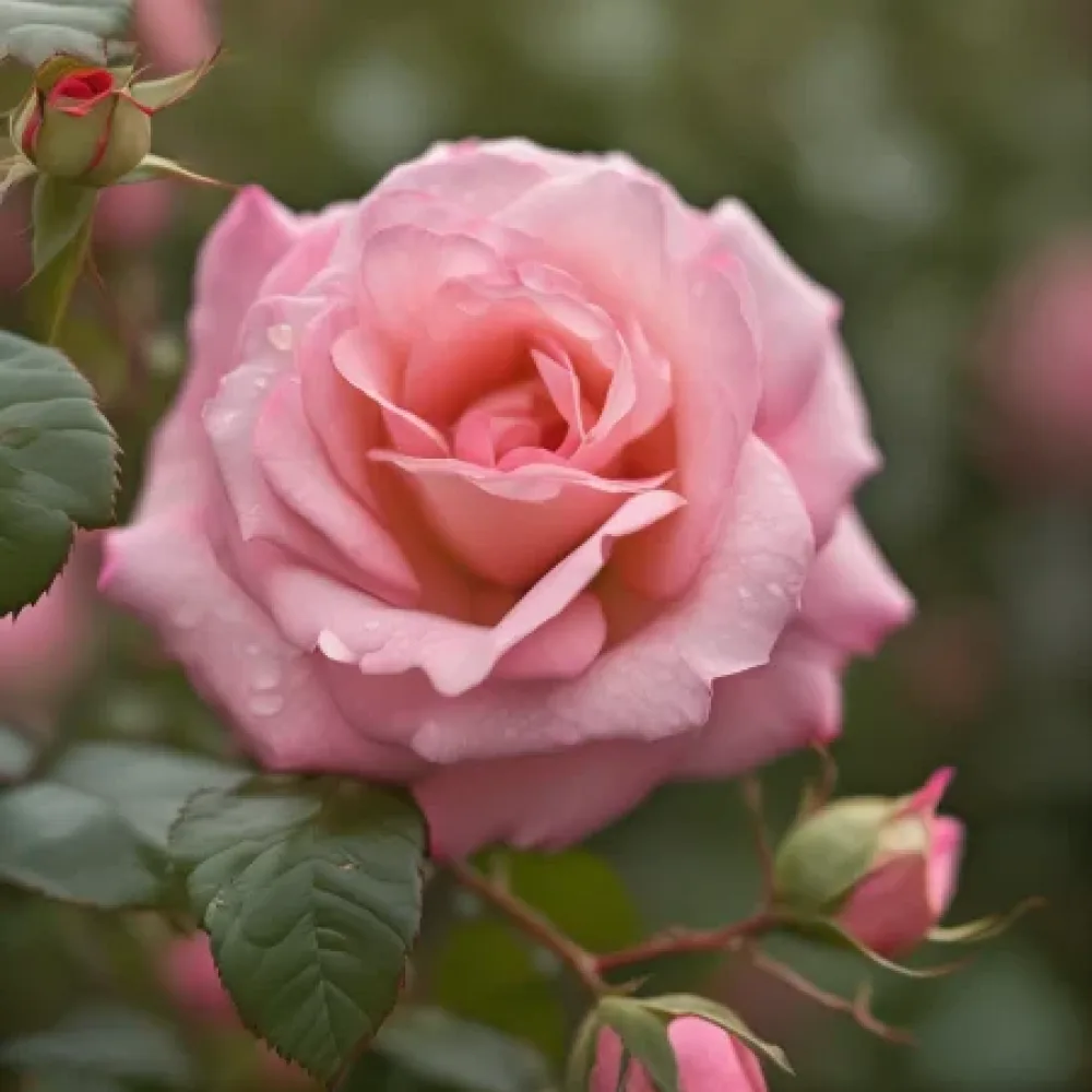 Růže Pink Snow Whirl Rose – prostokořenná