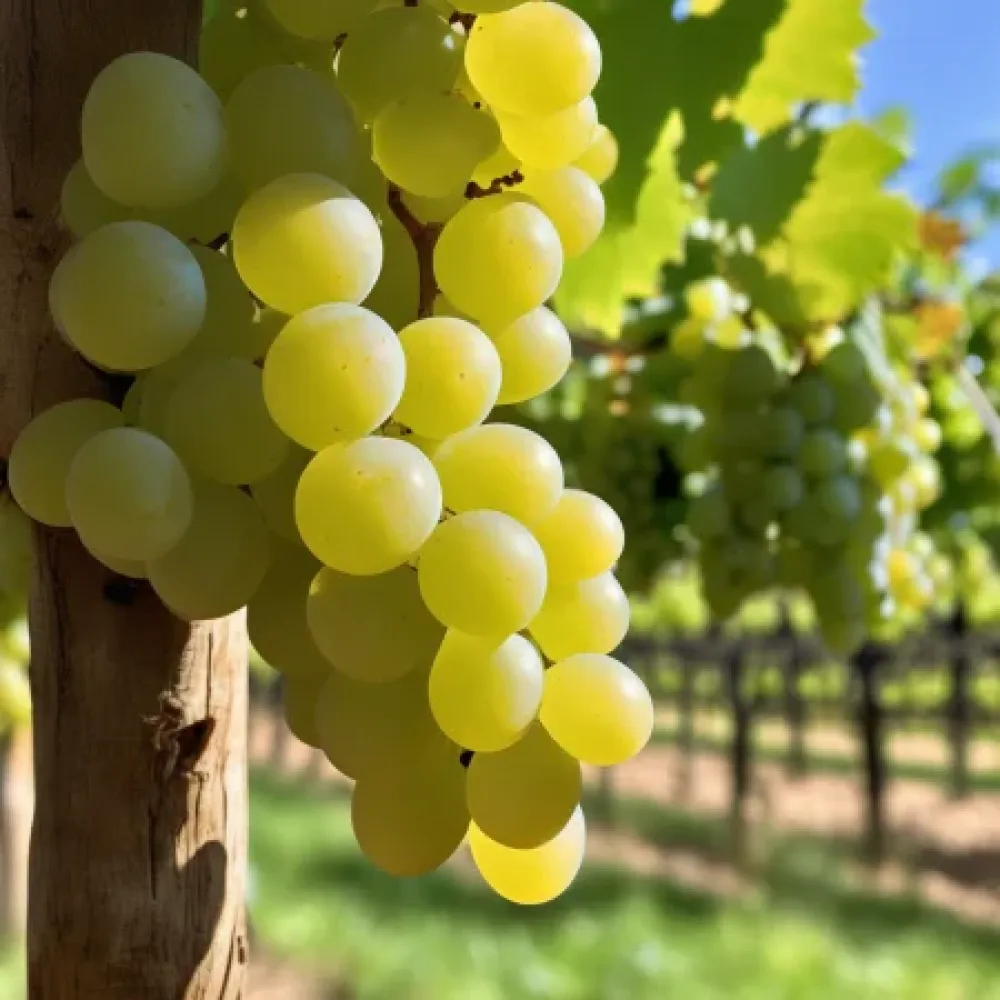 Vinná réva Sentinel Seedless – bílá bezsemenná stolní odrůda hroznů – raná