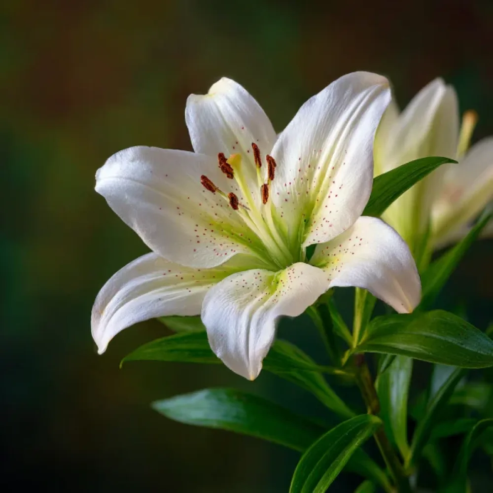Lilie Asiatic White (bílá asijská)